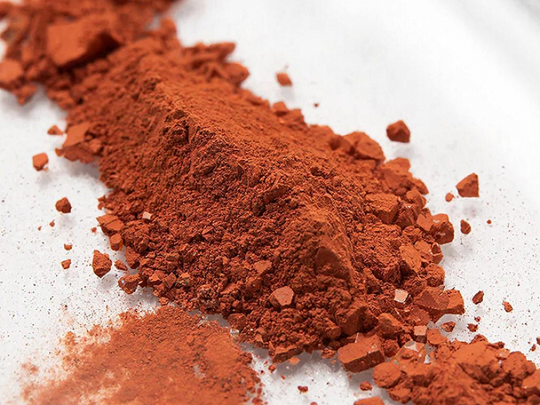 Измельчение оксида железа